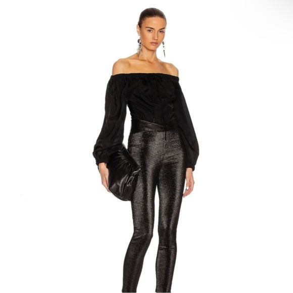 NEW RTA REVOLVE BLACK OFF-THE-SHOULDER TOP - Picture 9 of 9